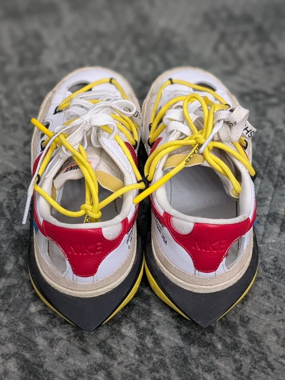 Nike x Off White Low Blazer University Red Men's Size 6.5 Sneaker